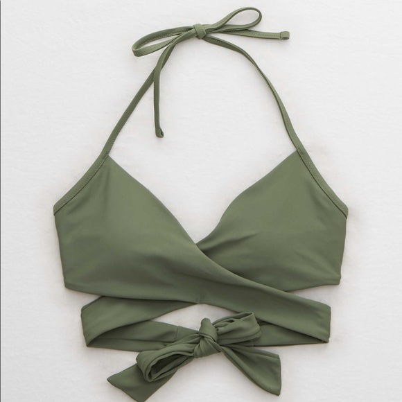 aerie Other - Aerie Wrap Halter Bikini Top 👙 NWT